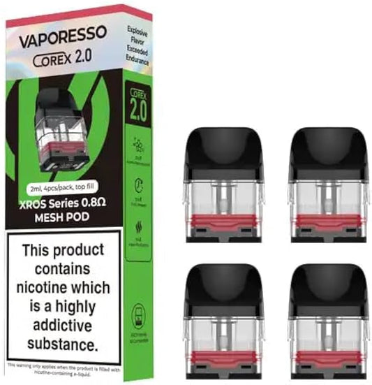 Vaporesso Xros 0.8 Corex 2.0 Pod 4 pack