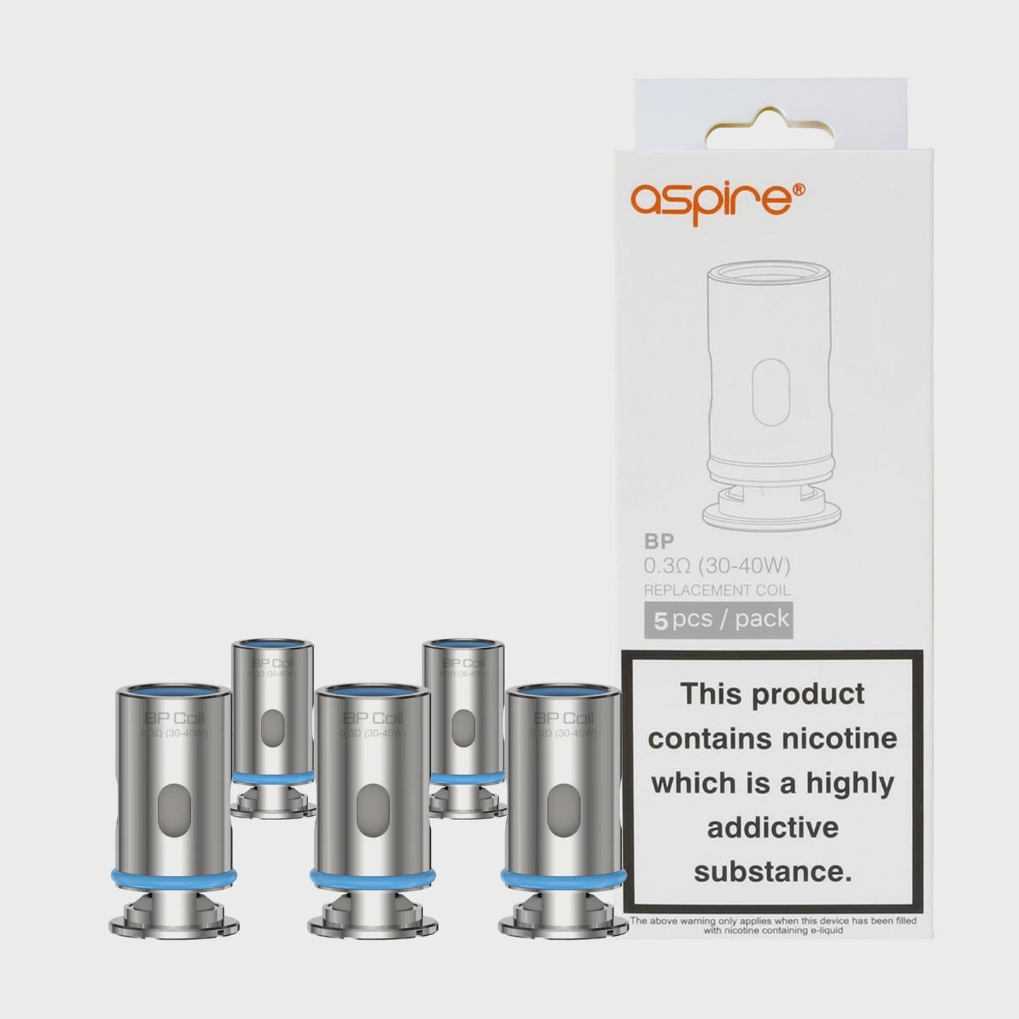 Aspire BP Coils 5 Pack 0.30 OHM (8891165835574)