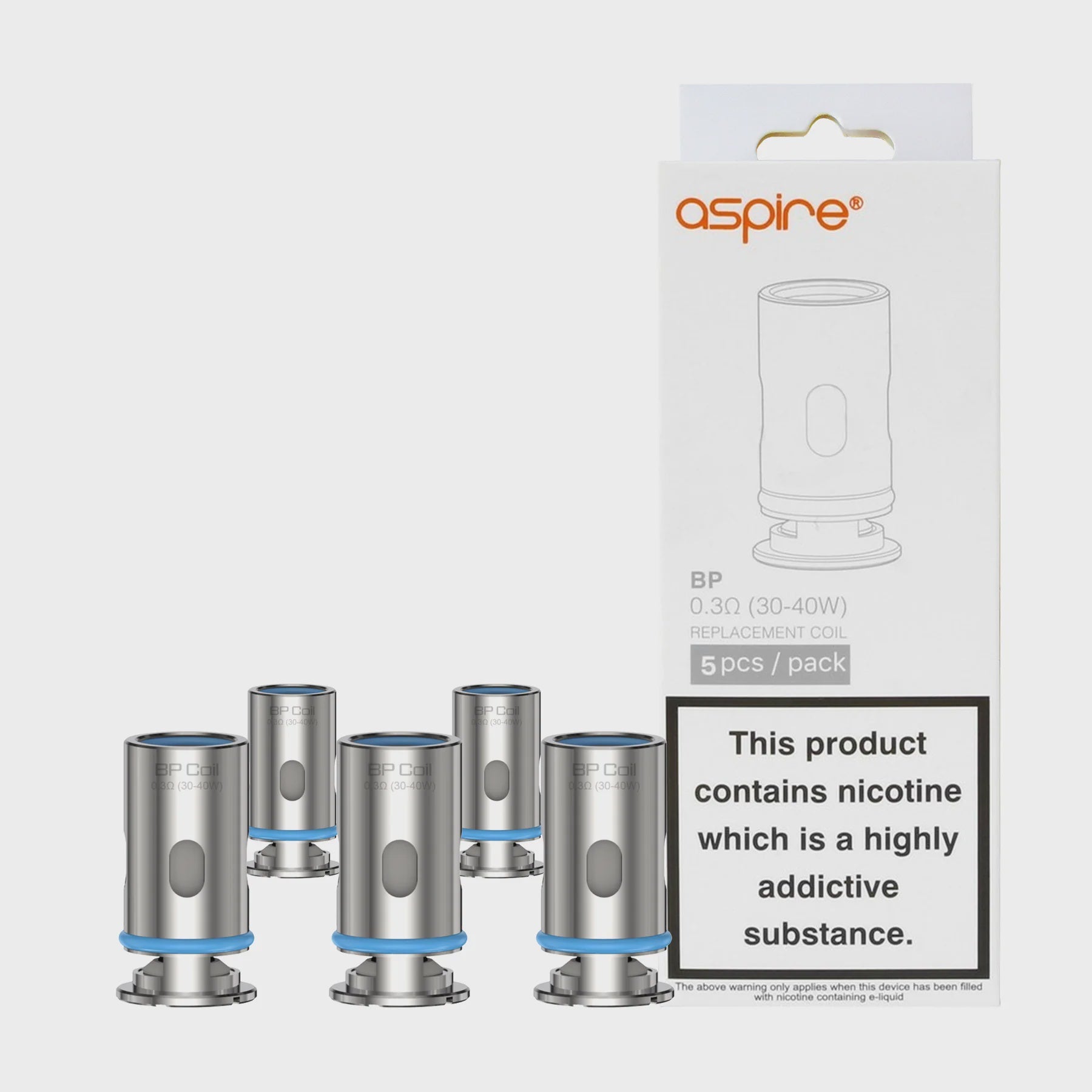 Aspire BP Coils 5 Pack 0.30 OHM (8891165835574)