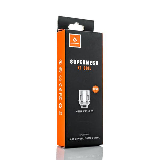 Geek Vape Supermesh X1 Coils 5 Pack 0.20 OHM