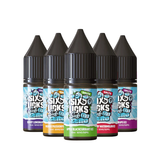 SIX LICKS SUB ZERO SALTS