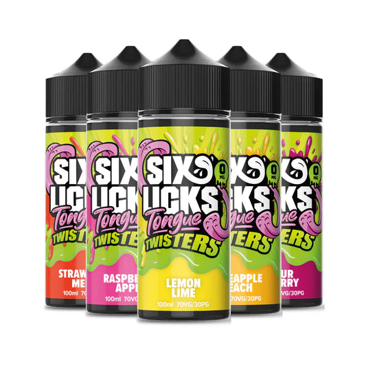 Six Licks Tongue Twister 100ml