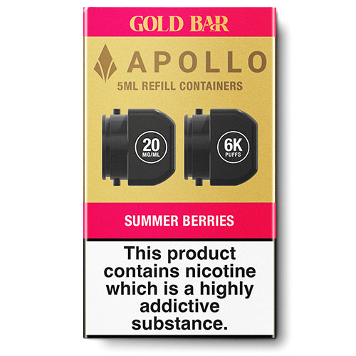 Gold Bar Apollo 20k refill pods 2pk