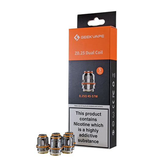 Geek Vape Z Series Coils 5 Pack 0.25 OHM