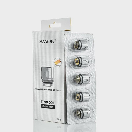 SMOK TFV9 Coils 5 Pack  0.15 OHM Mesh