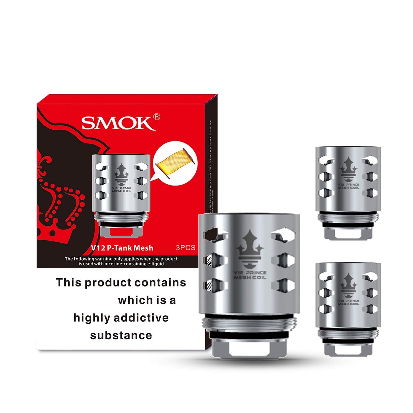 SMOK V12 Prince Coils 3 Pack 0.17 OHM