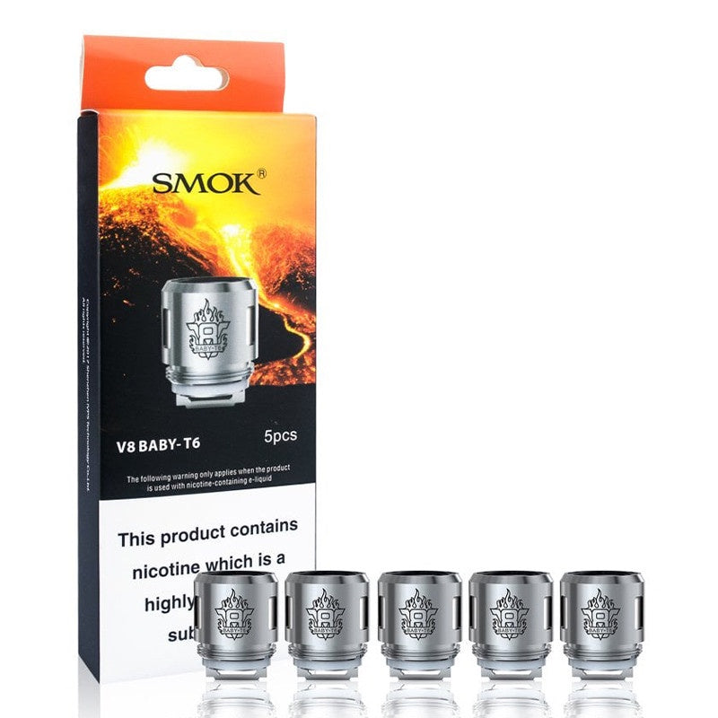 SMOK V8 BABY COILS 5 PACK 0.15 OHM