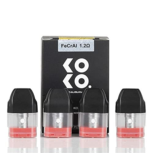 Uwell Caliburn Koko Pods 4 Packs 1.2 OHM