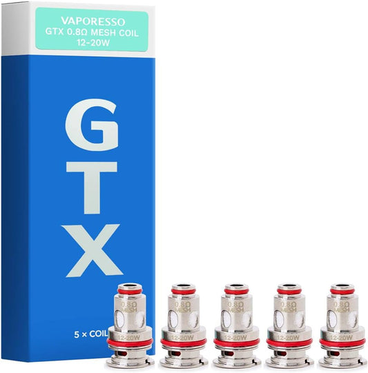 Vaporesso GTX Coils 5 Pack 0.8 OHM Mesh Coils