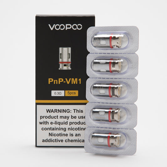 Voopoo PNP Coils 5 Pack 0.30 OHM VM1