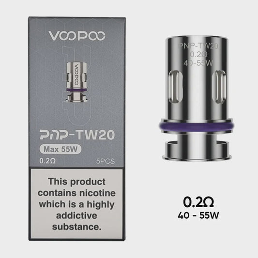 Voopoo PNP TW20 Coils 0.2OHM 5 Pack