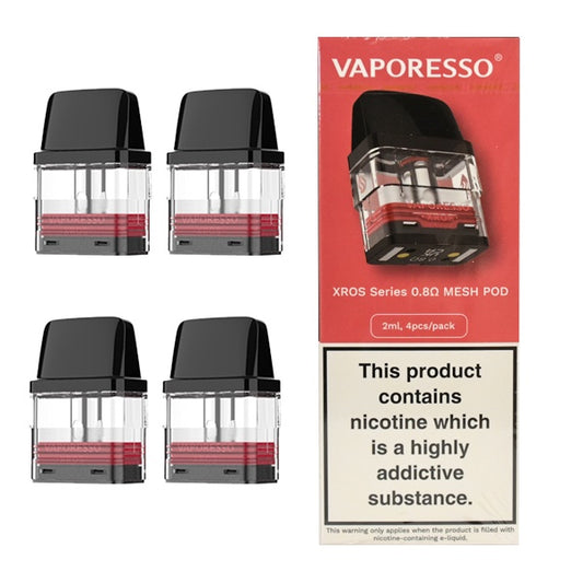 Vaporesso XROS Pods 0.8OHM 4 Pack